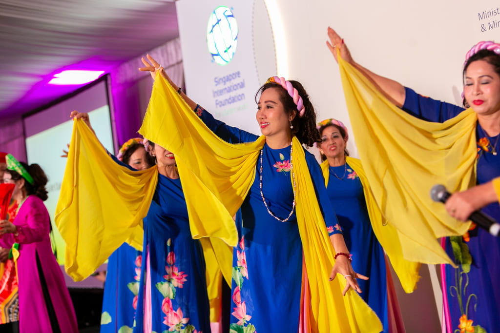 The energy brought on by the multicultural exchanges went well into the night, as performers from Vietnam and Thailand took to the stage to share their cultural dances with the guests